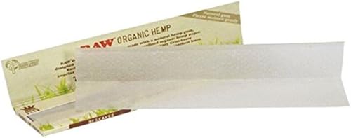 Miniatura 2 de Raw Papel de liar de cáñamo orgánico delgado tamaño King, 32 unidades (paquete de 4)