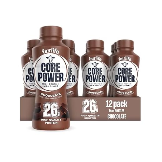 Fairlife Core Power 26g Protein Milk Shakes, Ready To Drink for Workout Recovery, Chocolate, 14 Fl Oz (Pack of 12)