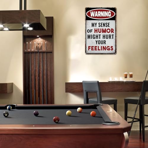 Bestylez Funny Bar Sign Man Cave Vintage Metal Street Sign For Garage Home Bar Wall Decor 8 x 12 Inch (279)