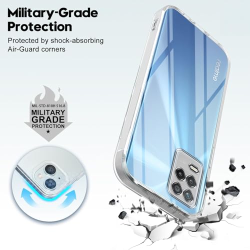 Image of Jkobi Back Cover for Realme 9 5G (Silicone Clear Shockproof Case with Camera Protection | Soft and Flexible | Transparent)
