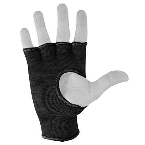 Adidas Inner Boxing Hand Wrap Gloves - Essential For Boxing, Kickboxing, Mma, Training & Fitness - For Women & Men - Black Gold, Small #TOP1