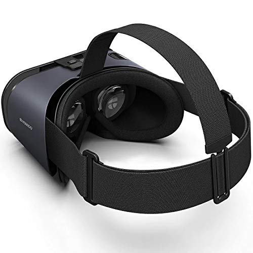 Homido Prime Casque de Réalité Virtuelle 3D pour Smartphone - Casque de Réalité Virtuelle Très Confrotable à Porter, True-Immersion, Utilisation Prolongée, Faible Distorsion et Grande Clarté