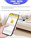 GPS-Tracker 2 Stück Smart Air Tracker Tag kompatibel mit iOS und Android, Schlüsselanhänger GPS Android für Koffer/Katzen/Tasche/Kinder/Hunde, tragbarer Tracker mit akustischem Alarm