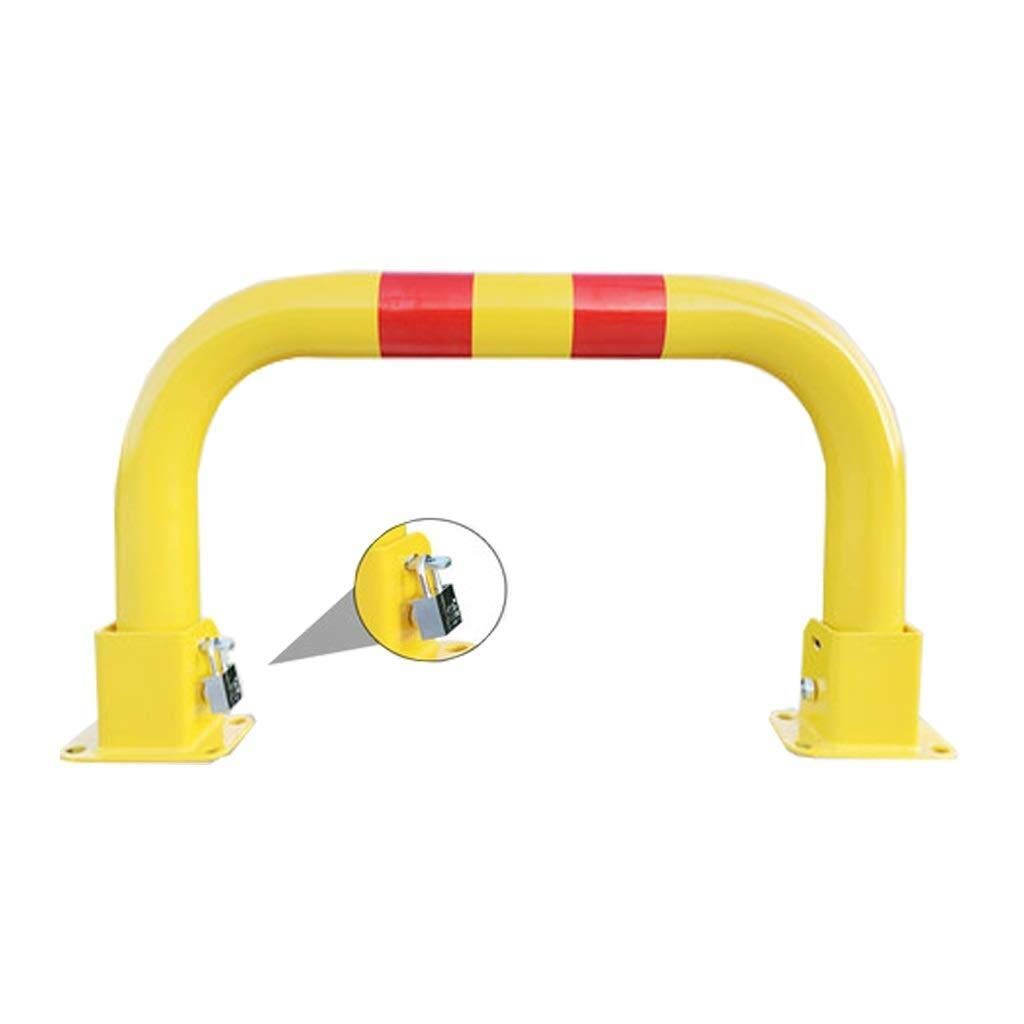 MOKLYF Parking Latch Parking Barriers Heavy Metal Foldable Column Parking Bollard for Parking Lane Secure Manual Parking Lock for Security Bollard,70 * 33Cm Bollard