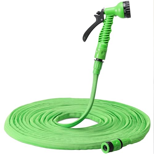 Navaris Manguera de jardín Extensible - Manguera Extensible de 11,25 a 22,5 m - con 7 Funciones de riego - para regar o Lavar el Coche con Agua a presión