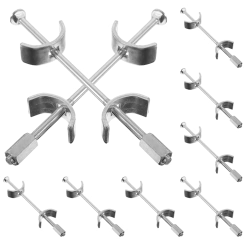 GRADENEVE Conectores de Unión para Encimera de Cocina 10 Piezas, Pernos Ajustables de Acero Galvanizado 150 Mm, Fijación Estable para Muebles y Juntas de Sobremesa, Accesorio Versátil