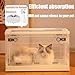Cowenhey Portable Oxygen Tank Cat&Dog for Pet Cage, Oxygen Room Foldable Nebu-lization Box, Puppy Incubator&Cat Nebulizer for Pets Up to 30lbs (M)