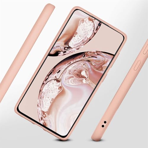 Coque silicone Samsung S21 rose mat protection ecran pour vie active