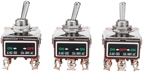 E-SG-1021 1121 1122 1221 Self-Locking Rocker Switch 32A 250VAC Copper ...