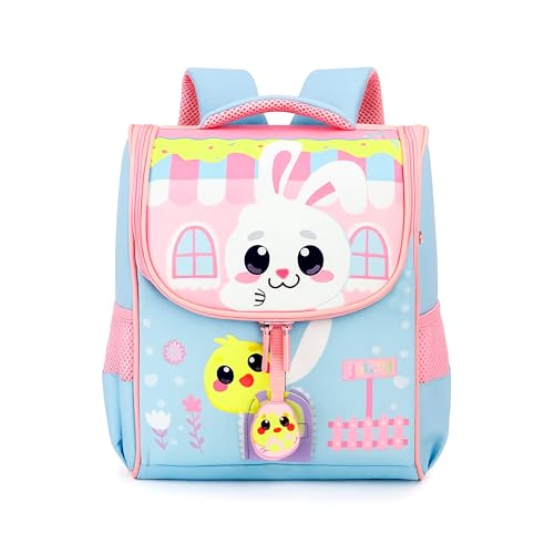 Image of Storite School Bag forKids 8L (2-5 Years)| Cute Bunny Design Lightweight Toddler Backpack| Nursery & Preschool Cartoon Backpack with Front Pocket