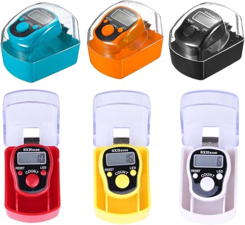 Image of 99999 5 Digit Multiuse Digital Electronic Portable Mini Hand Tally Clicker Counter Finger Ring Mantra Jaap Device Machine Cricket Umpire Counting Zikr Ziker Dhikr (5136)