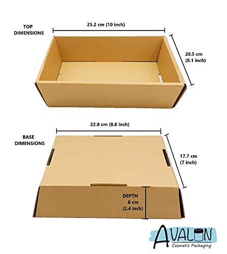Hamper Tray for Food Gift Display, Easter, Christmas Hampers, Beauty Boxes etc. Size: 17.7cm W x 22.8cm L x 6cm H (20)