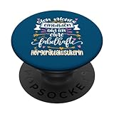 Fabelhafte Hörgeräteakustikerin Lustiges Frauen PopSockets mit austauschbarem PopGrip