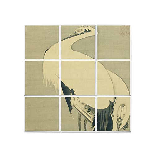 Carreaux Céramique Décoratifs salon fresque murale oiseaux asiatiques