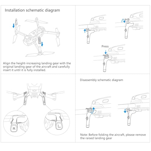 Protector de Patas para UAV con Amortiguación y Montura Rápida miniatura 7