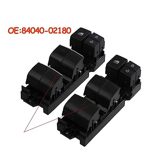 Interrupteur vitre électrique durable commande principale ajustement précis 84040-02180 pour Levin