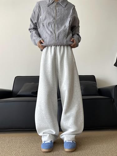 Image of dockstreet Men's /Unisex Open Bottom Drawstring Pure Cotton Stretchable Baggy Jogger Pants