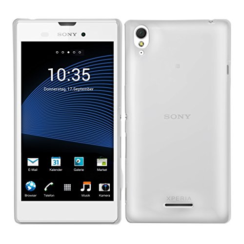 kwmobile Funda Compatible con Sony Xperia T3 (Style) - Carcasa para móvil - Protector Trasero en Transparente