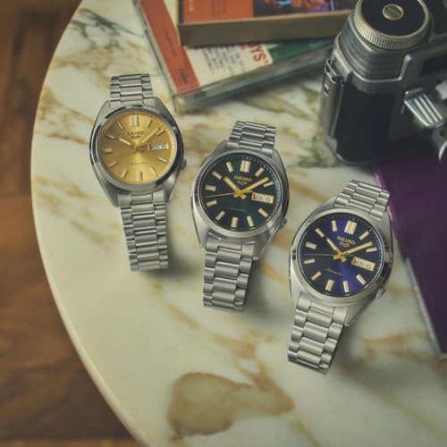 Image of Seiko 5 Sports SNXS Vintage Gold Collection - in 'Green Tie' - SRPL57K1