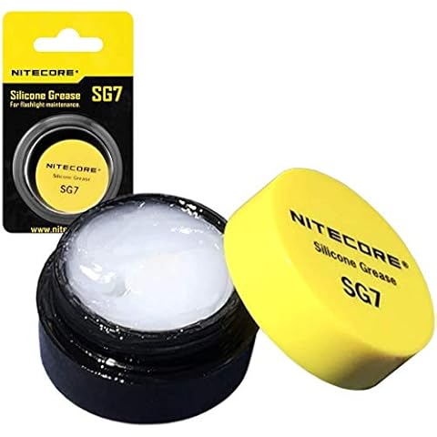 Nitecore SG7 Silicone Grease for All Flashlight Brands, O-Rings, Threads 10 Grams Cover