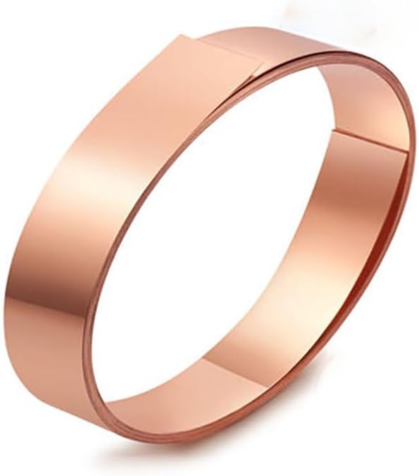 1pcs 0.01/0.02/0.03/0.04/0.05/0.06/0.08/0.1mm thick Pure red copper skin 1000mm length 100mm width Foil sheet Strip - (Size: 0.03x100x1000mm)