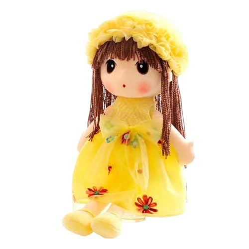 Siuwddee Boneca bebé menina, bonecas de pano - companheira de sono suave macia feita à mão para jovens crianças pequenas, decoração sofá quarto