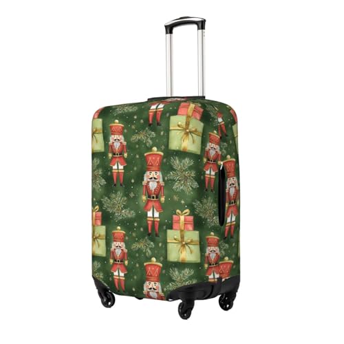 Nutcracker Christmas Luggage Cover Protector Elastic Washable Anti-Scratch Suitcase Covers With Zipper Closure For Luggage 18-32 Inch X-Large2