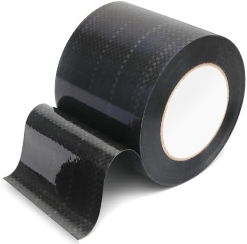 ROSEUP RV Underbelly Tape, Waterproof Belly Tape with Permanent, Sealing Adhesive for Mobile Home, Camper Travel Trailer, Tear Repair Patch, 4 Inch x 65 Feet, Black