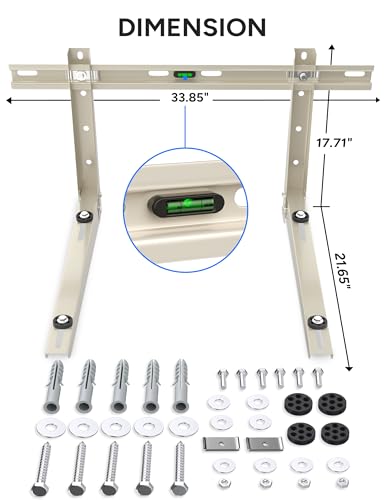 Support mural climatiseur haut de gamme 222kg mini split robuste - 7