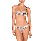 DOLORES CORTES Bikini asimétrico Estampado Copa B 2601-3 B - Beige, 44/M