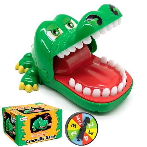 Upgraded Crocodile Teeth Dentist Game For Kids, Alligator Push Teeth Down, Funny Board Game