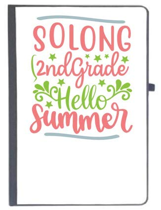 UDNAG Ruled Notebook Diary 'Teacher Student | Solong 2nd Grade Hello Summer', [A5 80Pages 80GSM]