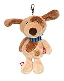 SIGIKID 42500 Hund Keyring Cuddly Gadgets Mädchen und Jungen Schlüsselanhänger empfohlen ab 1 Jahr beige 15cm