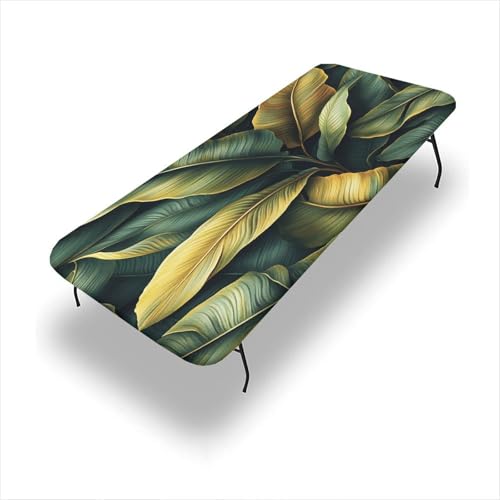 Lsiurisi Party Table Cloths, Urban Jungle Leaf Pattern Printed on