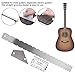 Guitar Neck Straight Ruler, Stainless Steel Guitar Fret Rocker Dual Scale String Action Ruler with Appropriate Lengths for Guitar and Bass
