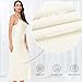 Subuteay Full Slip for Women Under Dresses Spaghetti Straps Long Slips Dress Beige Large