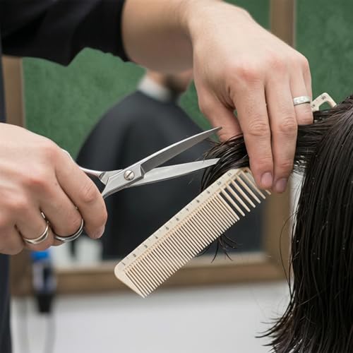 Set de 3 Peines para Corte de Cabello con Regla miniatura 5