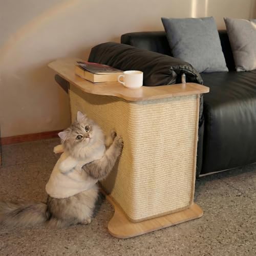 Ytuaebni L-Shaped Cat Scratcher Safa Vertical Cat Scratching Board for Indoor Cats Armrest for Sofas and Cat Rest