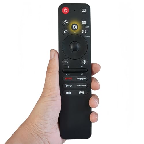 AKB76046602 Voice Magic - Mando a distancia de repuesto MR25GA compatible con LG Remote 2025 TV OLED G5 C5 B5 Series QNED 92A 85A 80A Series UA77 Series Control remoto de voz con función de puntero