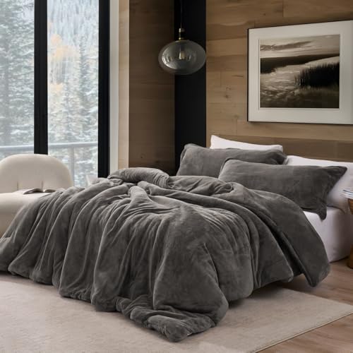 Coma Inducer Get Under Me Oversized Queen Comforter Set - Dark Night Gray