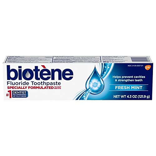 biotÃ¨ne Gentle Formula Fluoride Toothpaste, Fresh Mint 4.3 oz ( Pack of 3), (PPAX1366750)