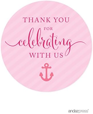 Andaz Press Pink Girl Nautical Baby Shower Collection