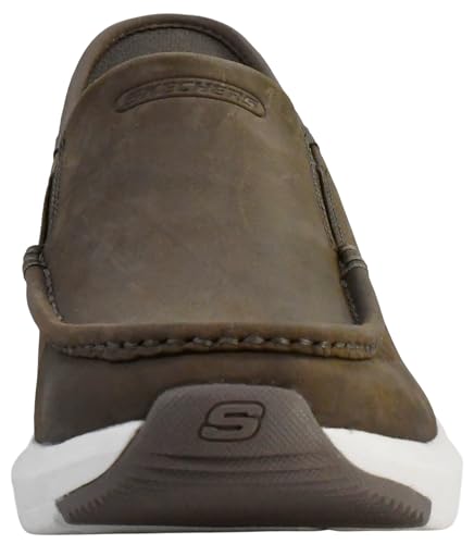 Skechers Men's Parson-Oswin Slip-in Moccasin, Taupe, 11 M US