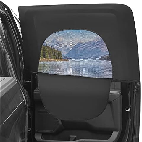 JOYTUTUS Rear Side Window Sunshade for Car, Sun Shade for F150 Car Heat and UV Protection, Sunshades Keeps Vehicle Cool Sun Visor Protector, Car Window Shades for Side Windows Cover