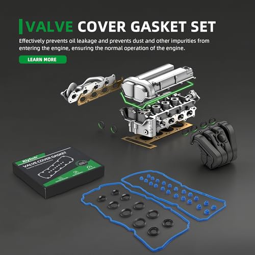 Image of Valve Cover Gasket Set VS50814R for Ford Edge Explorer F-150 Flex Mustang Transit 150 /250 /350 Taurus, for Lincoln Continental MKS /MKZ, 11-20, for Mobility Ventures MV-1 15-17
