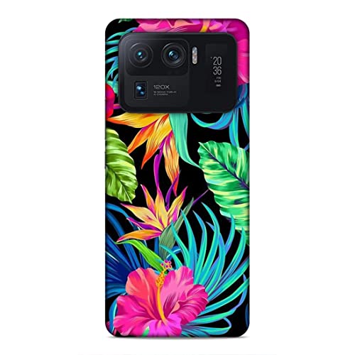 Image of Printed Mobile Back Hard Case Cover for Xiaomi Redmi 11 Ultra | Floral, Flowers, Leaves -2185