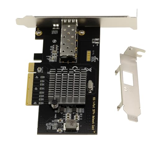 KALEA-INFORMATIQUE PCIe x8 10G Tarjeta de Red Fiber SFP+ Controladora con Chipset Intel 82599 X520 miniatura 3