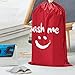 HOMEST 2 Pack XL Wash Me Travel Laundry Bag, Dirty Clothes Organizer, Large Enough to Hold 4 Loads of Laundry, Easy Fit a Laundry Hamper or Basket