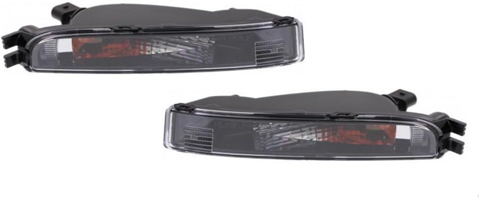CarLights360 For Volkswagen Beetle Front Signal Light 2012 13 14 15 2016 Pair Driver and Passenger Side Convertible/Hatchback For VW2531112, VW2530112 | 5C5953042C, 5C5953041C