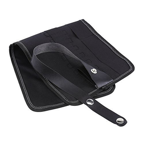 CHICIRIS 36/48 Slots Schwarze Stoff Bleistift -Wraphalter -Hülle, Robust und Einfach zu Bedienen, für Schulische Bürokunsthandwerksvorräte (36...